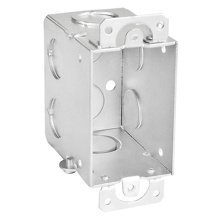 Southwire Electrical Box, 14 cu in, Switch Box Type, Steel, Rectangular Shape G602-3/4